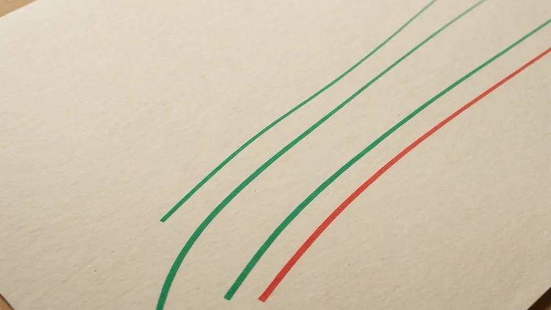 Side-by-side comparison concept representing AI versus manual contract review